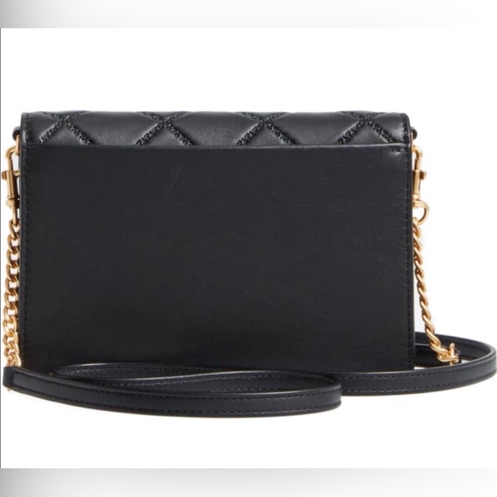 NWOT Tory Burch Black Quilted Crossbody Bag - Picture 2 of 16